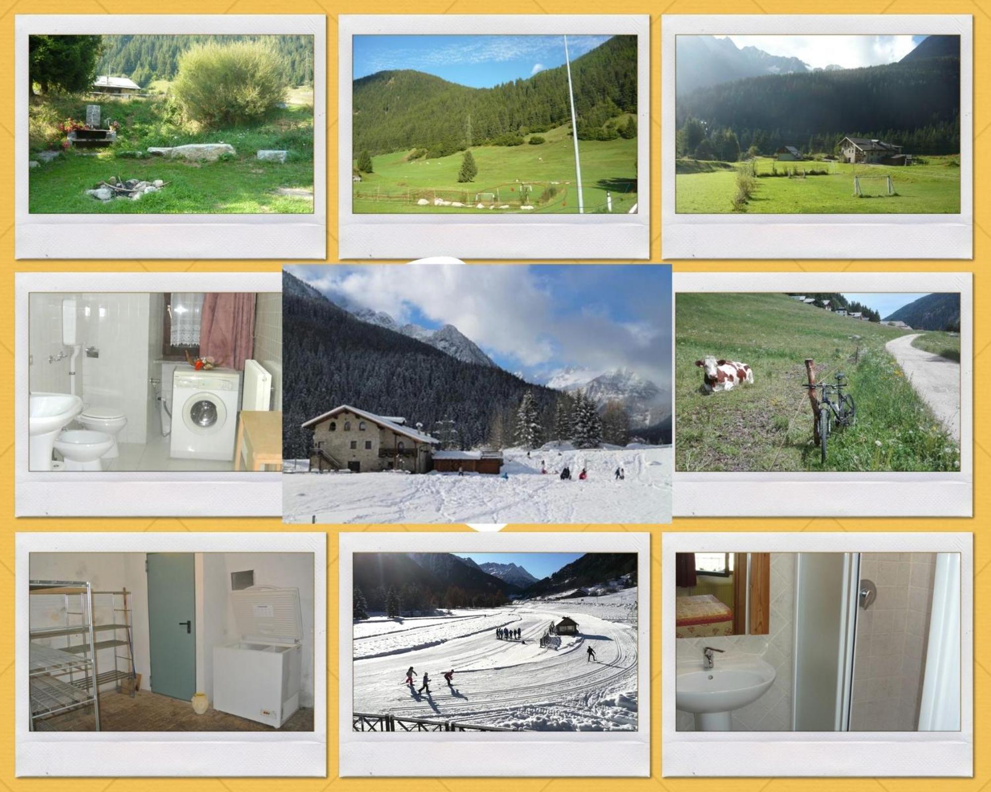 Chalet Rustico Bertolini Per Gruppi! Villa Vermiglio Esterno foto