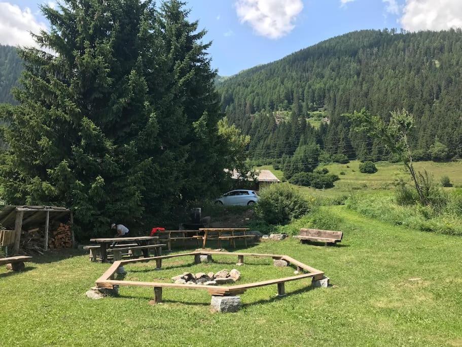 Chalet Rustico Bertolini Per Gruppi! Villa Vermiglio Esterno foto