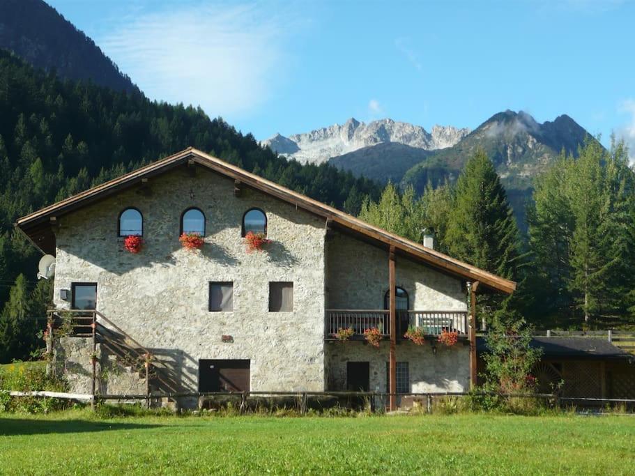 Chalet Rustico Bertolini Per Gruppi! Villa Vermiglio Esterno foto